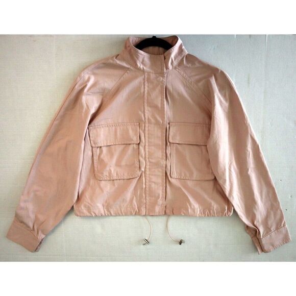 ATM AW5961-MB Women's Sz XS Oyster Pink Patch Pocket Cargo Jacket - Picture 10 of 14